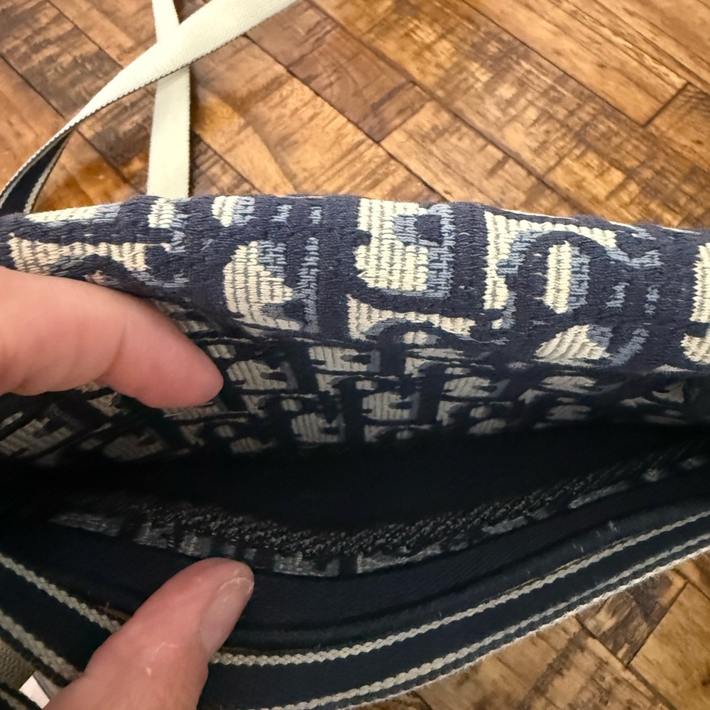 Dior Blue and Cream Belt/Crossbody Bag - Picture 7 of 12